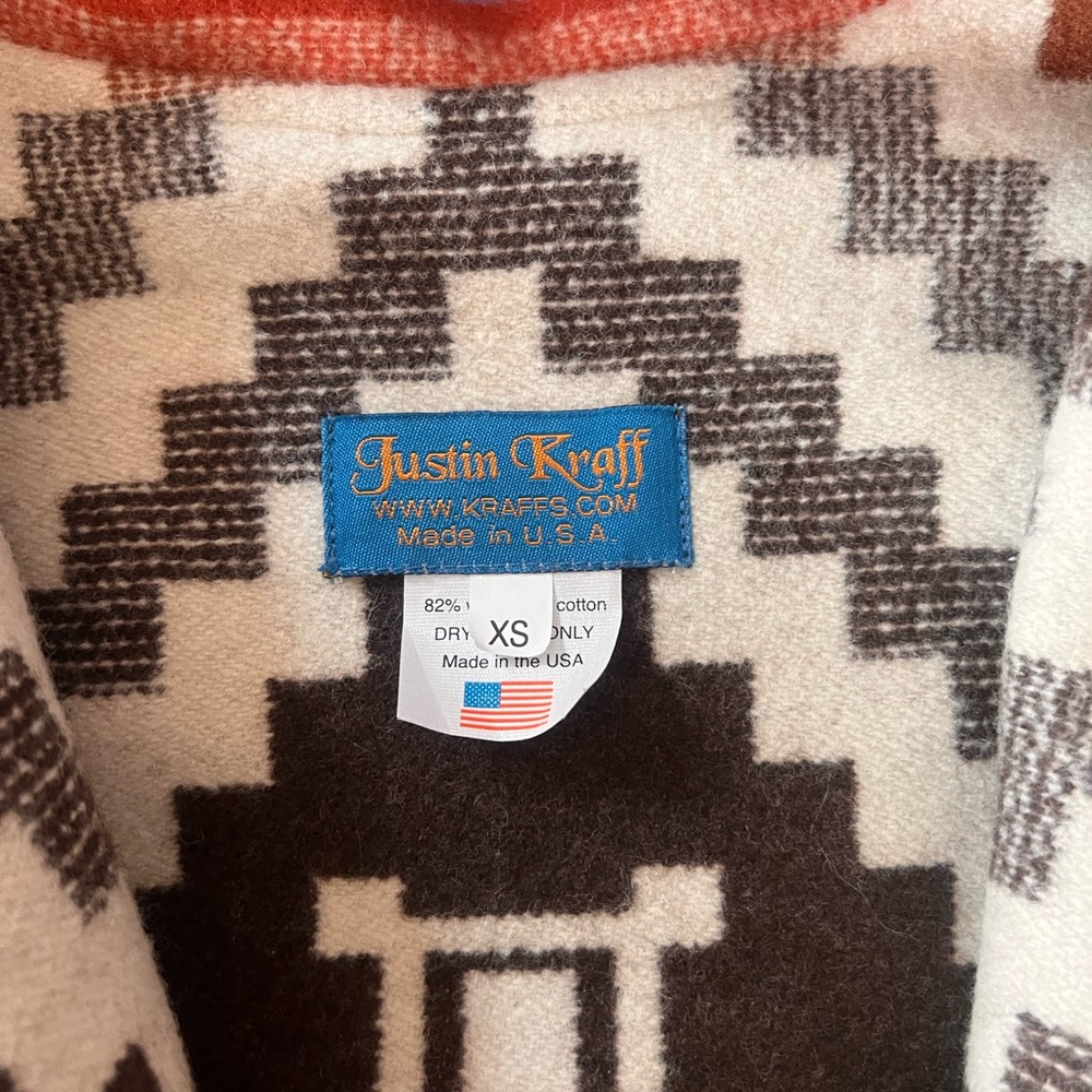 Pendleton Kraffs Long Overcoat Reversible Like New size XS but can fit up to a M - Picture 3 of 5